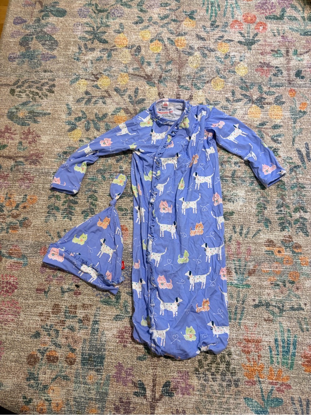 Magnetic Me Dog Sleep Gown and Hat Set - Kids Pajamas